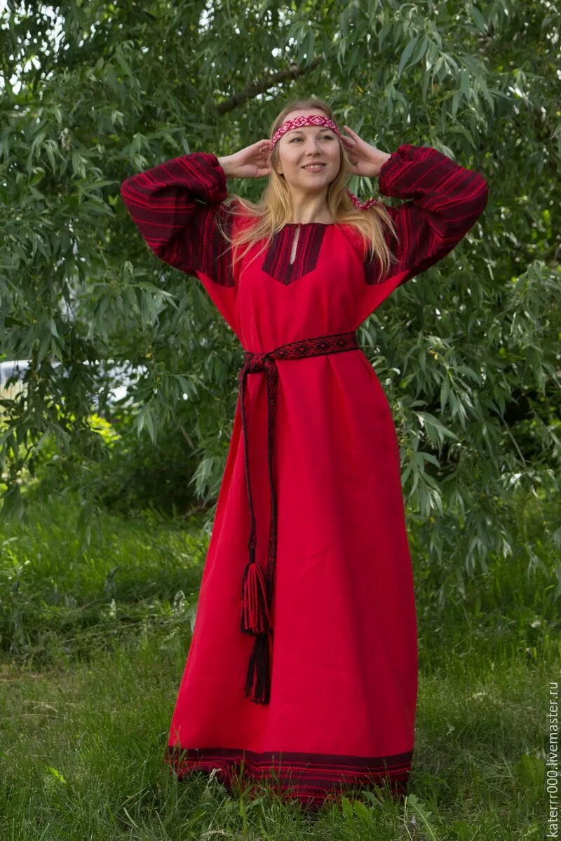 Славянские платья