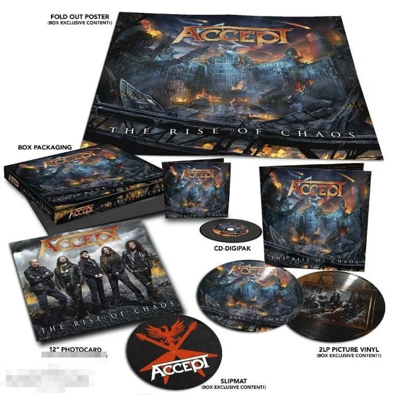 Accept the chaos. Accept the rise of chaos 2017. accept &quot;the rise of chaos, cd&quot;. accept - the rise of chaos 2lp. accept the rise of chaos 2017 обложка альбома.