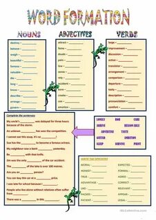 Adjective noun exercises