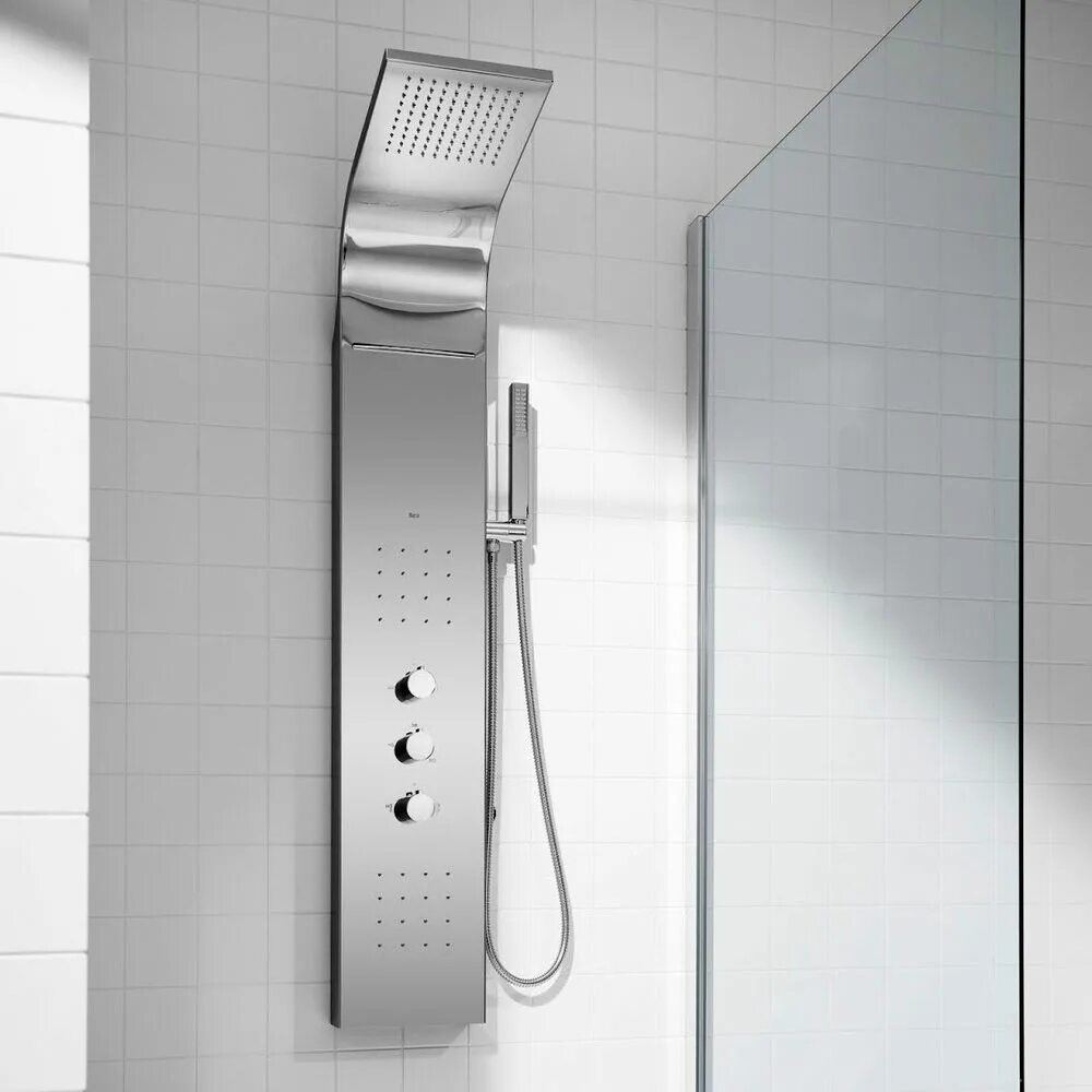 Am pm душевая система с тропическим душем. Roca evolution 2h0416000. душевая панель vitra 56650001000. душевая панель am.pm joy w85p-1-150s хром. душевая панель vitra system 56650001000.