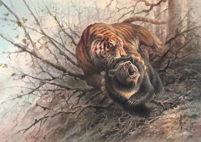 Картинки художников животные ЖАН-ЛЕОН ЖЕРОМ (JEAN-LON GEROME), 1824-1904. Tiger painting, Oil painting reprod