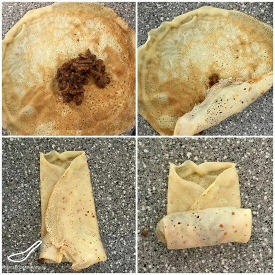 Как приготовить домашние блинчики с мясом? Фотосовет