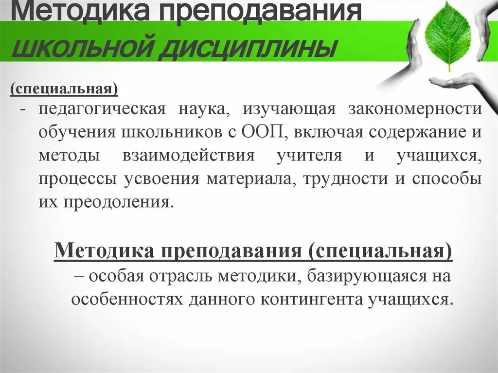 Социальное сопровождение проектов. Методика преподавания дисциплины. Принципы социального сопровождения. Методика преподавания специальных дисциплин. Особенности методики преподавания.