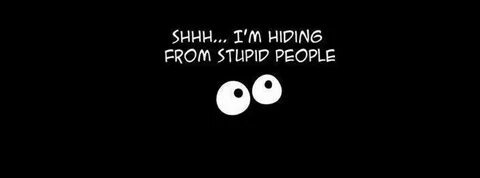 I am hiding