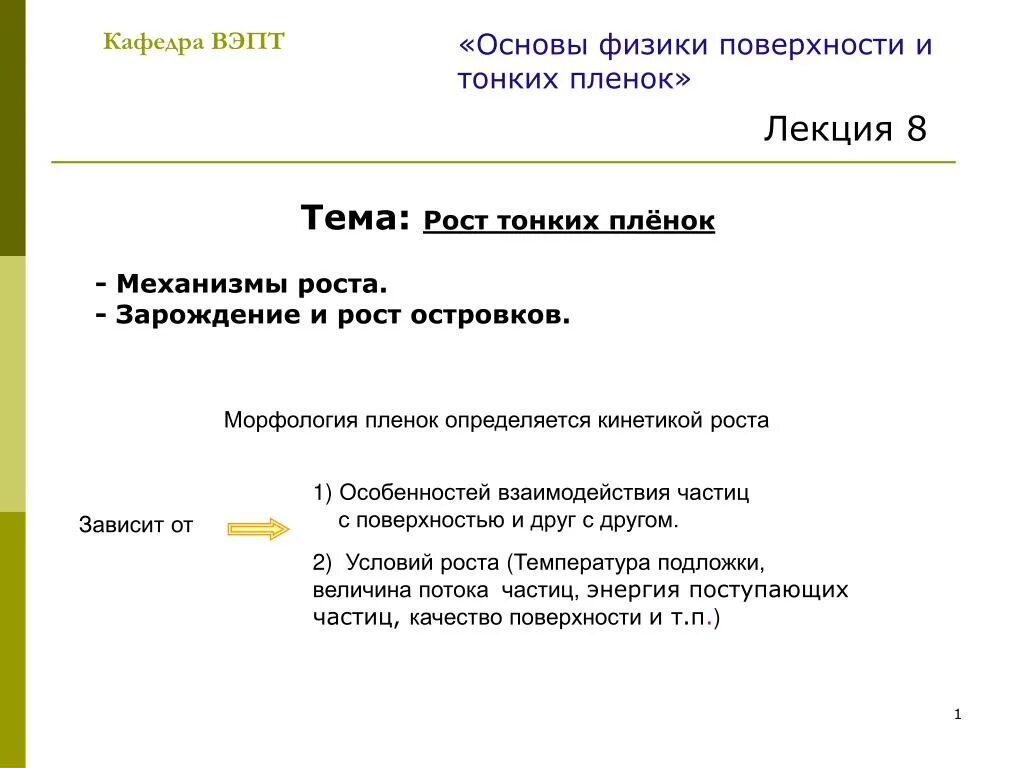 Физика поверхности. Лекция введение в ядерную физику. Основы физики твердого тела ppt. Законы роста три основных закона кристаллов. Лекция основы физики.