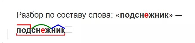 Разбор слова Подснежник. Подснежник разбор слова по составу. Разбор слова по составу слово Подснежник. Разобрать слово по составу Подснежник.