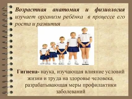 Наука о человеке анатомия физиология гигиена