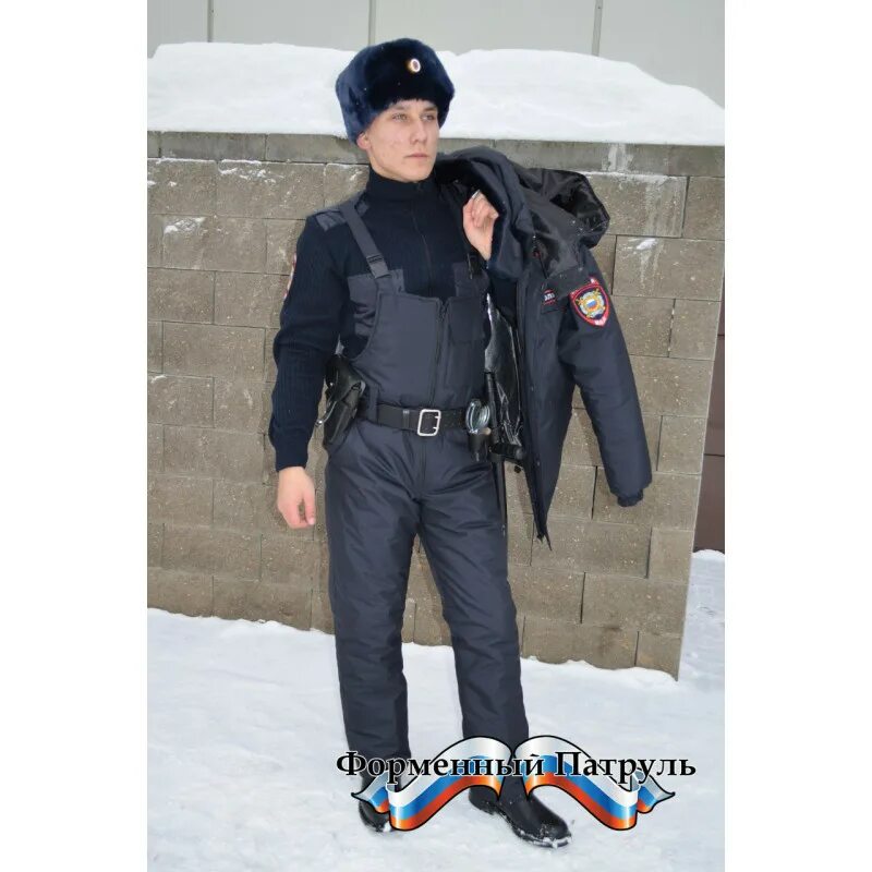 штаны зимние полиция