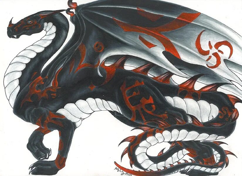 Дракон юнг. Черный дракон. Красно белый дракон. Ядовитый дракон. Черно красный дракон.