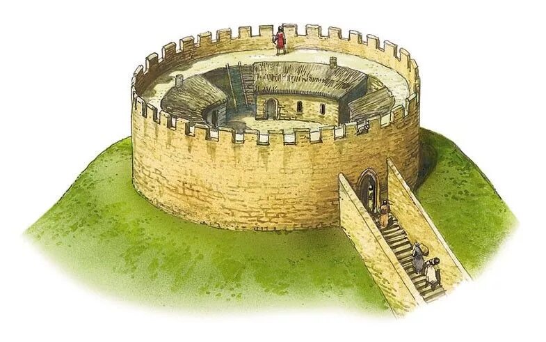 Замок 9 века. Средневековый замок мотт и Бейли. Феодальный донжон. Мотт и Бейли замок раннего средневековья. Крепость Мец донжон.