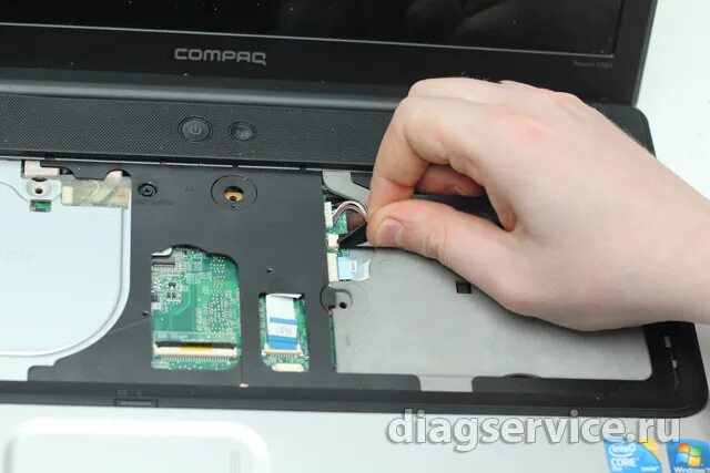 Как разобрать ноутбук hp compaq HP 615 Разборка, чистка, сборка YouTube