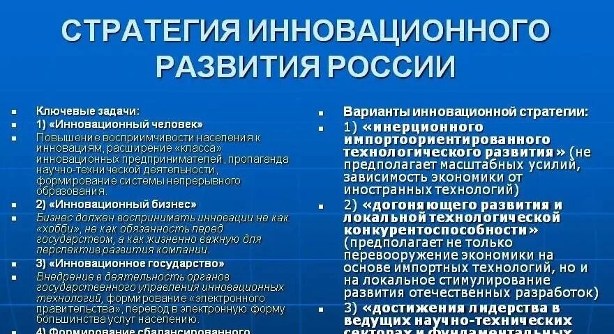 Государственное управление инновационной экономикой