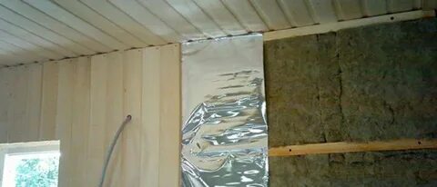 Утепление бани из блоков изнутри