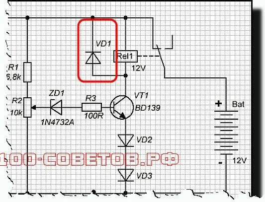 Схема автоматического отключения заряда аккумулятора. Схема реле отключения заряда аккумулятора. Схема автоматического отключения аккумулятора при зарядке. Схема автоматического выключения зарядного устройства на реле.