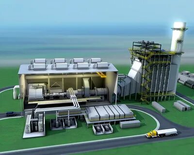 Тепловая электростанция на газе