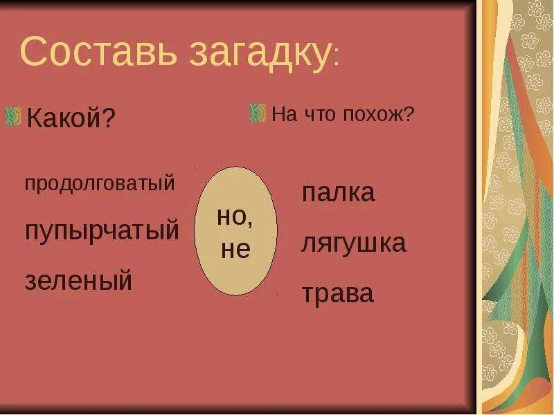 Что на что похоже 2 класс. Составить загадку. Как сочинить загадку для 1 класса. Как составить загадку. Придумать загадку 1.