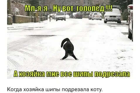 Гололед смешно
