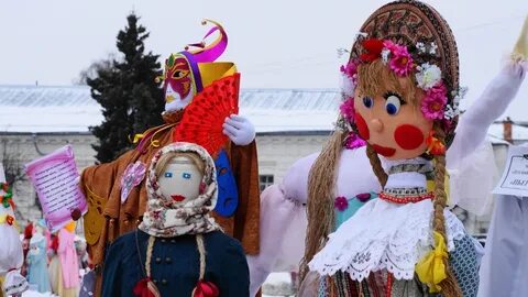Конкурс масленичных кукол