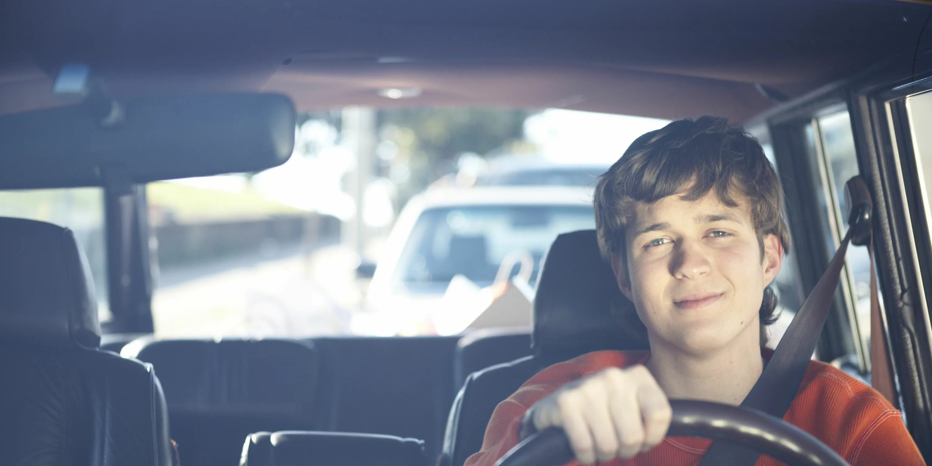 They driving to new york. The Front of the car. Car Driving Front. Man Driving Front view.