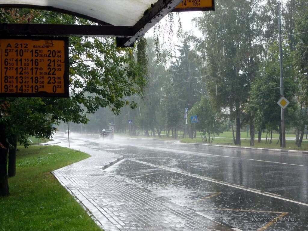 Погода остановись. Автобусная остановка дождь. Остановка под дождем. Улица под дождем. Ливень остановка.