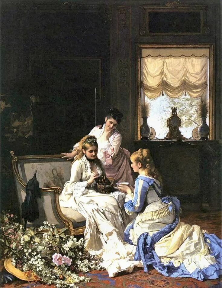 Charles luis. Charles baugniet 1814-1886. художник charles baugniet (1814 – 1886.