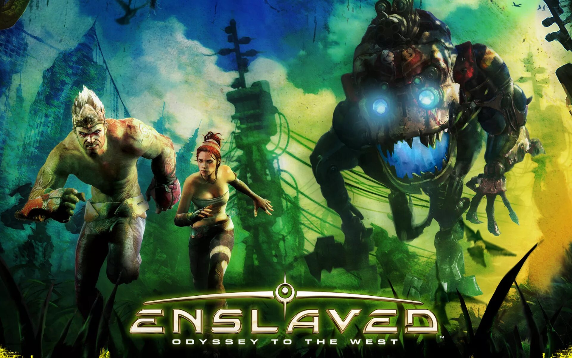 Игра enslaved Odyssey. Enslaved: Odyssey to the West Premium Edition. Enslaved Odyssey to the West обложка. Enslaved Odyssey to the West арт. Игру channel