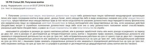 290 ч 5 срок