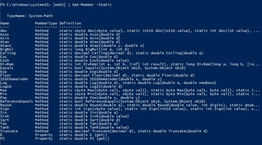 Double value. System Math. [Math]::DIVREM POWERSHELL. Sbyte.