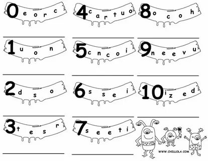 Numbers worksheets for kids