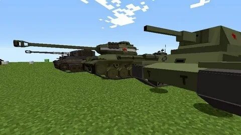 Майнкрафт мод танки второй мировой