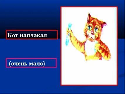 Фразеологизмы 3 класс кот наплакал