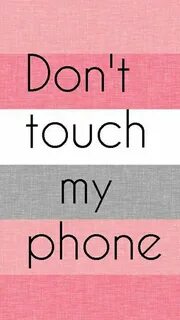 Don touch