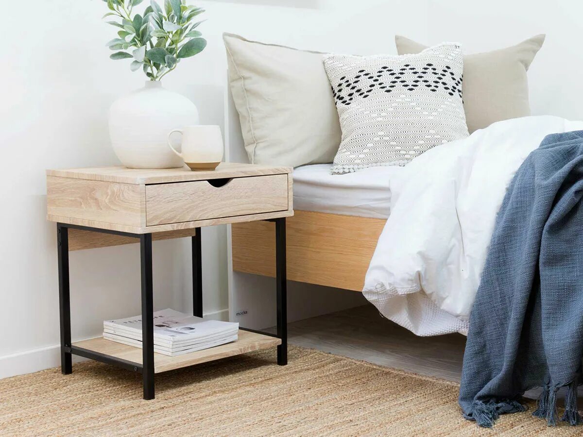 On the bedside table