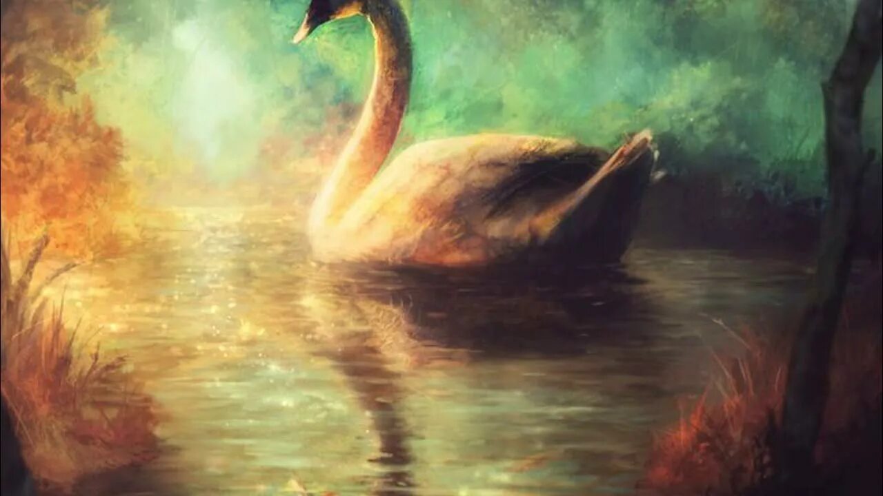 Цифровая живопись. Лебедь арты. Лебедь фэнтези. Лебедь рисунок. Лебеди маслом.