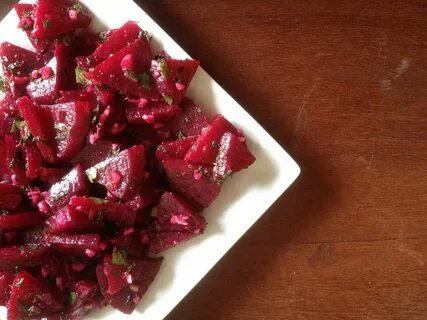 Салат из свеклы по греческий без майонеза