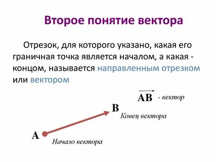 Как называется длина отрезка вектора