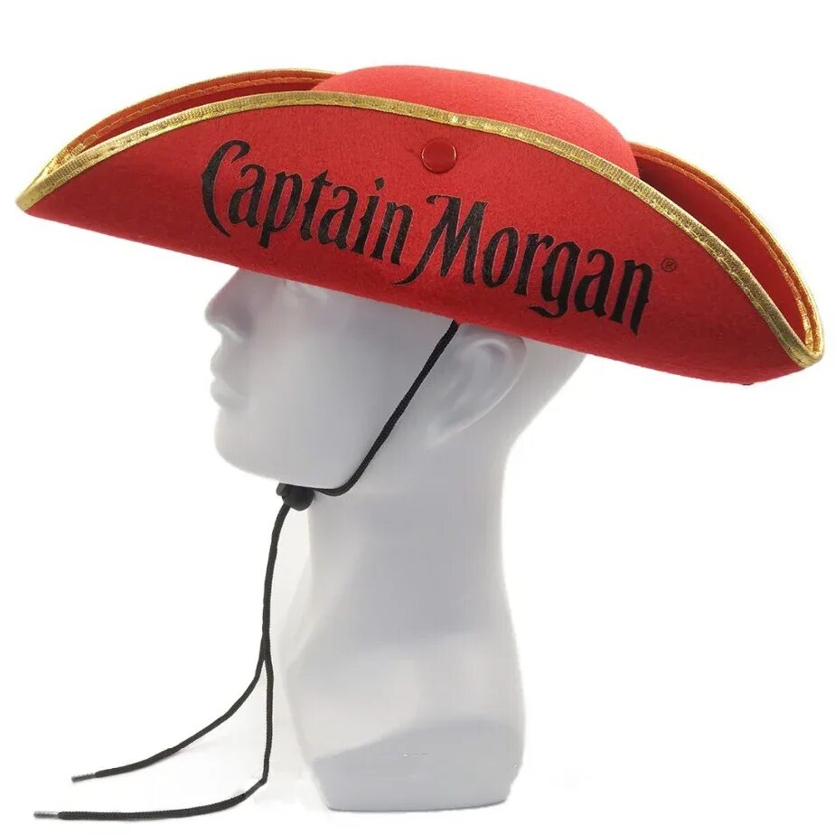 Пиратская шляпа красная. Пиратская треуголка красная. Шляпа Капитан Морган. Шляпа пирата красная.