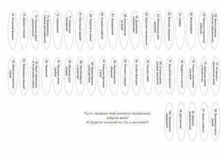 Сто слов с днем рождения