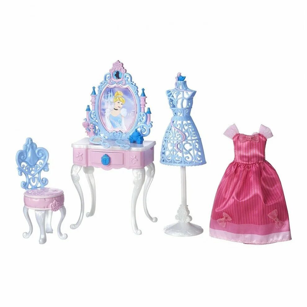 Игровые наборы princess. Набор принцессы Princess b5310. Hasbro туалетный столик Золушки. Туалетный столик Дисней принцессы. Disney туалетный столик Бель.