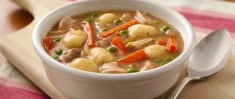 Суп с клецками классический