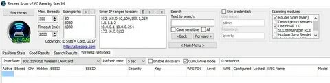 Router scan v 2.60