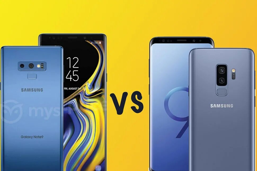 Galaxy note 9 vs. Samsung galaxy note 9 vs 10.