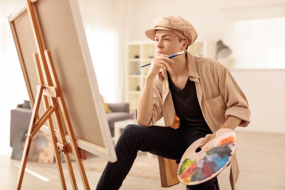 Look painted. Задумчивый подросток художник. ленивый художник для подростков. подросток художник фото. read an art catalogue description 1 look at the painting opposite with a partner.