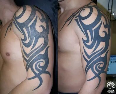 Татуировка абстракция на плече: идеи и способы создания - tattopic.ru