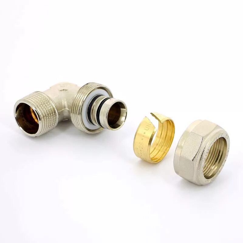 Фитинги для металлопластиковых труб pipe line. Тройник 16х16х16 равнопроходный sanext (4610). Фитинг обжим – резьба тройник uni-fitt 667n8380 26x3/4"x26. Соединитель м/п обжим 20х1/2" нр, 10бар, t-95*c, никель". Фитинг для металлопластиковых труб фото.