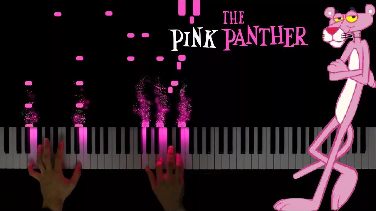 Henry mancini the pink panther. Розовая пантера песня. Розовая пантера мелодия. The Pink Panther Theme на пианино.