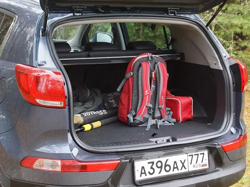Теперь в багажнике светло KIA Sportage (3G), 2 л, 2013 года электроника DRIVE2