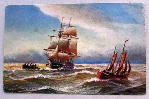 Картина 2 корабля