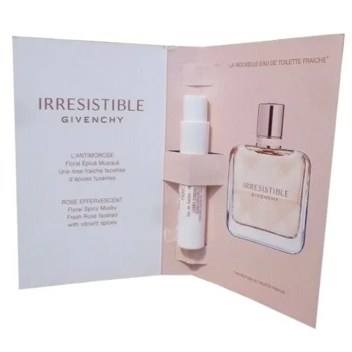 Givenchy irresistible fraiche. Irresistible Eau de Toilette Fraiche. Духи живанши irresistible пробник. Givenchy irresistible Eau de Toilette Fraiche 35 МО.