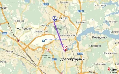 Где находится лобня